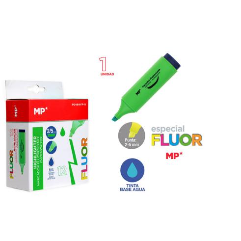 MARCADOR FLUORESCENTE VERDE MP