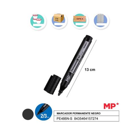 Marcador Permanente Superior Preto MP