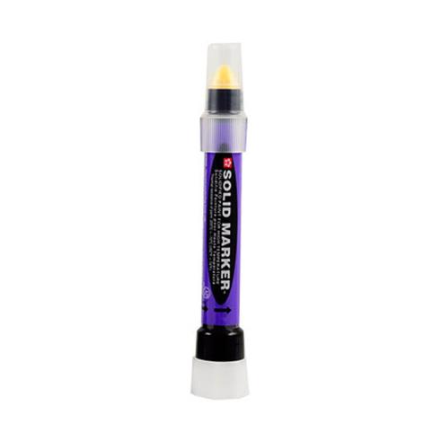 Marcador Solido Slim Blanco Amarillo