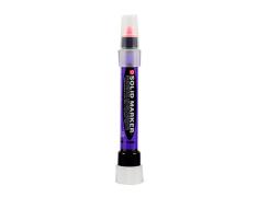 Marcador Solido Slim Blanco Rojo