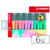 STABILO MARKERS COLOR PASTEL 6 unidades