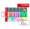 STABILO MARKERS COLOR PASTEL 6 unidades