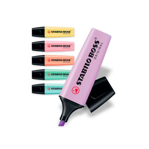 STABILO MARKERS COLOR PASTEL 6 unidades