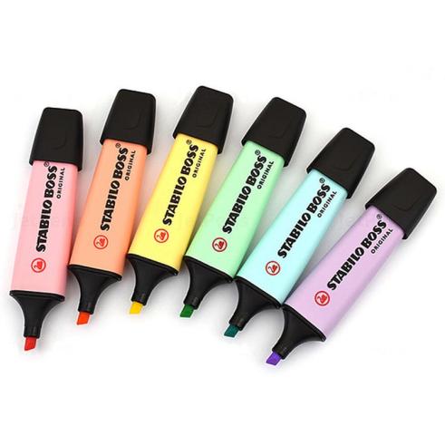 STABILO MARKERS COLOR PASTEL 6 unidades