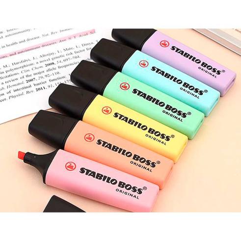 STABILO MARKERS COLOR PASTEL 6 unidades
