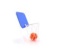 Mini Cesta de Basquete com Tabela Azul