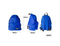Mochila Eco Preta Azul