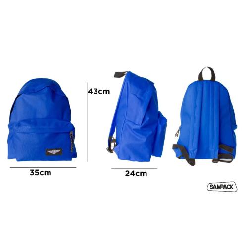 Mochila Eco Preta Azul