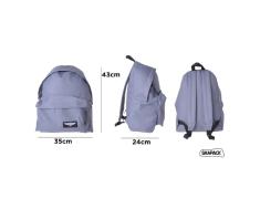 Mochila Eco Preta Cinza