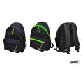 Mochila Eco Preta Grande Cremallera Amar