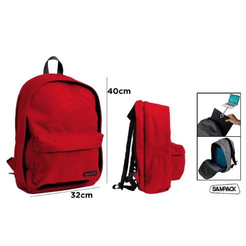 Mochila Escolar Vermelho