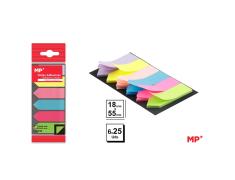 Sticky Notes 5 Neon e 5 Pastel 18x55mm 6x25 Folhas