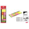 Notas autocolantes para pastas 11M X 25U