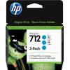 HP 712 Cyan Pack 3 x Originais