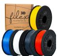 Pack 5 Kg de Filamento Filex3d PLA +PREMIUM - 1,75 mm - Cores à escolha