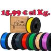 Pack 5 Kg de Filamento Filex3d PLA +PREMIUM - 1,75 mm - Cores à escolha
