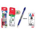 PACK PEN POINT 1mm CORES