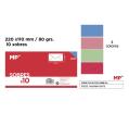 Pacote de 10 Envelopes Americanos Cor Pastel 220x110mm