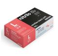 Pacote de 100 Luvas de Nitrilo Tamanho L Santex Nitriflex Black Soft
