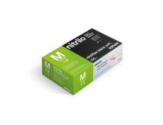 Pacote de 100 Luvas de Nitrilo Tamanho M Santex Nitriflex Black Soft