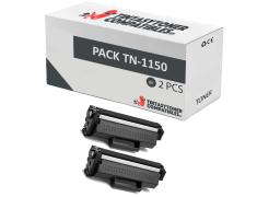 Pacote de 2 Toner Brother TN1150 Compatível