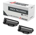 Pacote de 2 Toner Brother TN1150XXL Compatível