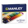 Pacote de 24 Ceras Soft Line Manley