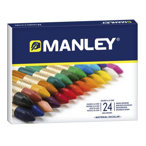 Pacote de 24 Ceras Soft Line Manley