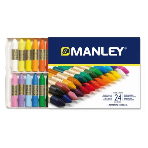 Pacote de 24 Ceras Soft Line Manley