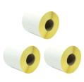 Pack de 3 Rolo de Etiquetas Perfuradas Zebra Compatíveis 100x50 mm 1000 Unidades