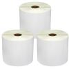 Pacote de 3 Rolo de Etiquetas Perfuradas Zebra Compatíveis 101,5x152 mm 250 Unidades