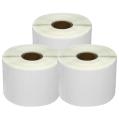 Pacote de 3 Rolos de Etiquetas Perfuradas Zebra Compatíveis 57x32 mm 1000 Unidades