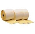 Pacote de 3 Rolos de Etiquetas Perfuradas Zebra Compatíveis 76.2x25.4 mm 2000 Unidades