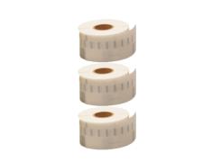 Pack de 3 Rolos de Etiquetas Plásticas Transparentes Compatíveis Dymo LabelWriter 99013 (S0722410)