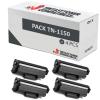 Pacote de 4 Toner Brother TN1150 Compatível