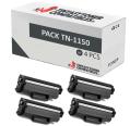 Pacote de 4 Toner Brother TN1150 Compatível