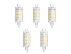 Pacote de 5 LED R7S 7W 78MM