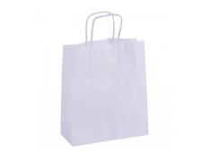 Pack de 50 Sacos Kraft Branco 18x8x21 cm Apli