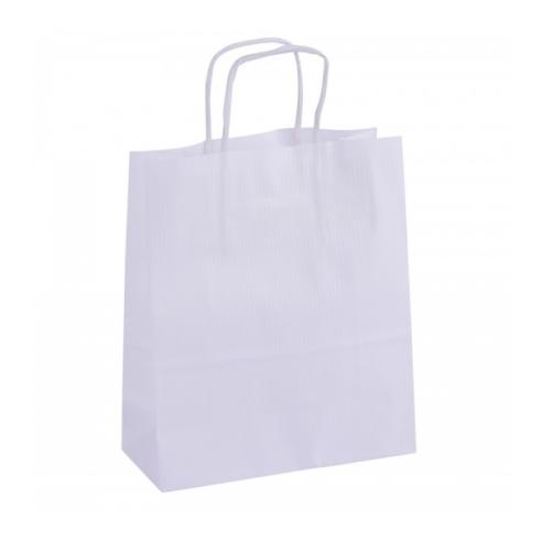 Pack de 50 Sacos Kraft Branco 18x8x21 cm Apli
