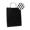 Pack de 50 Sacos Kraft Preto 18x8x21 cm Apli