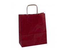 Pack de 50 Sacos Kraft Vermelho 18x8x21 cm Apli