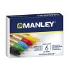 Pacote de 6 Ceras Soft Line Manley