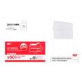 Pacote de 60 unidades de American Envelope Branco 220x110mm