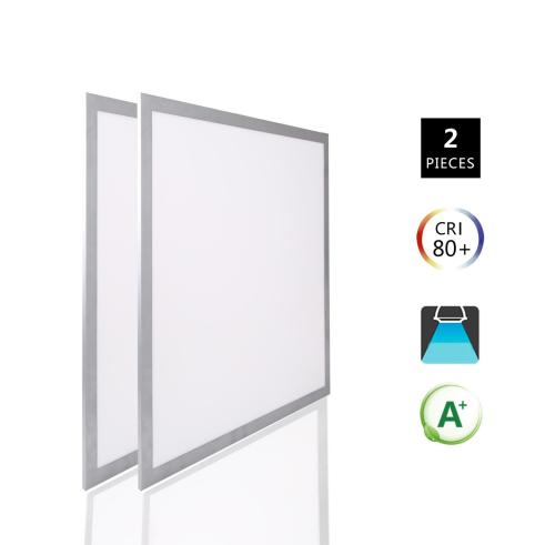 PAINEL LED E5 SLIM 60X60 / 40W LUZ BRANCA 6000K (EMBALAGEM 2 UNIDADES)