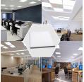 PAINEL LED E5 SLIM 60X60 / 40W NATURAL LIGHT 4000K ESTRUTURA BRANCA (COM DRIVER)