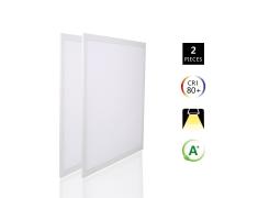 PAINEL LED E5 SLIM 60X60 / 40W NATURAL LIGHT 4000K QUADRO BRANCO (PACOTE DE 2 UNIDADES)