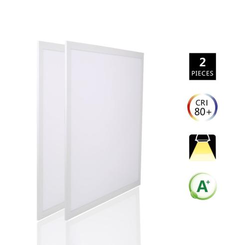 PAINEL LED E5 SLIM 60X60 / 40W NATURAL LIGHT 4000K QUADRO BRANCO (PACOTE DE 2 UNIDADES)