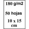 Papel Fotográfico 10x15 180gr Brilhante 50uds