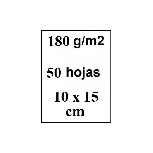 Papel Fotográfico 10x15 180gr Brilhante 50uds