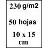 Papel Fotográfico 10x15 230gr Brilhante 50uds
